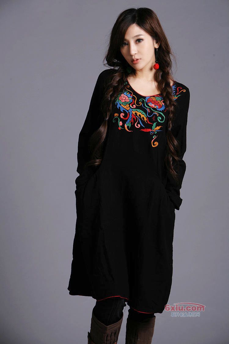 吉祥中国风鱼衣领