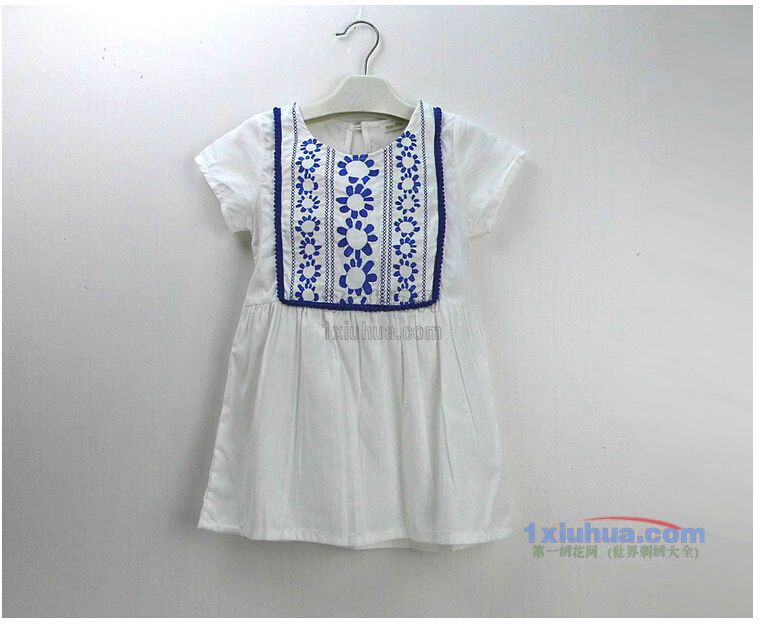 复古民族刺绣衣领