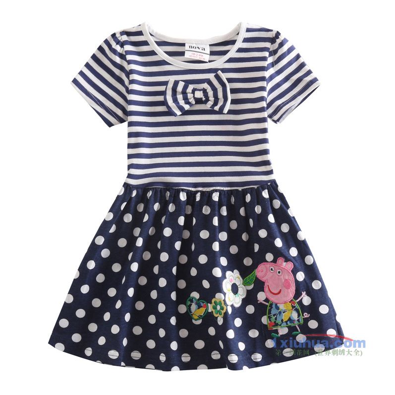 粉红猪小妹贴布花朵