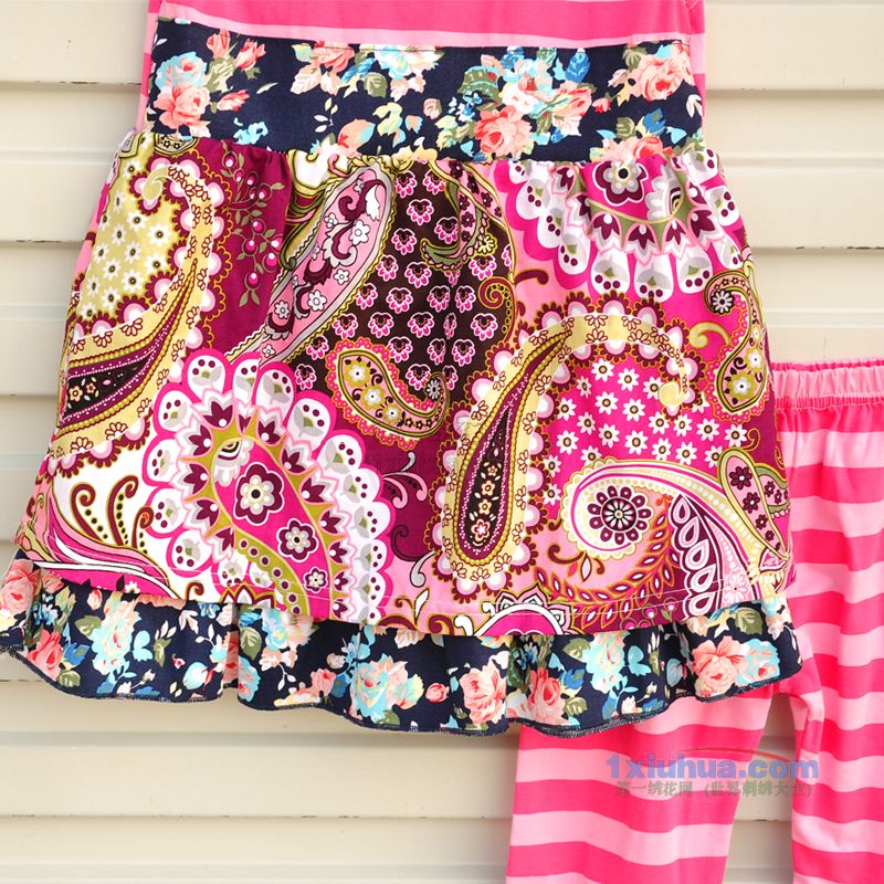 抽象复古花朵裙