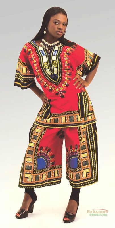 非洲　衣领