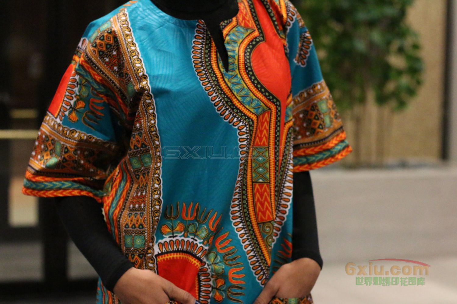 非洲　衣领