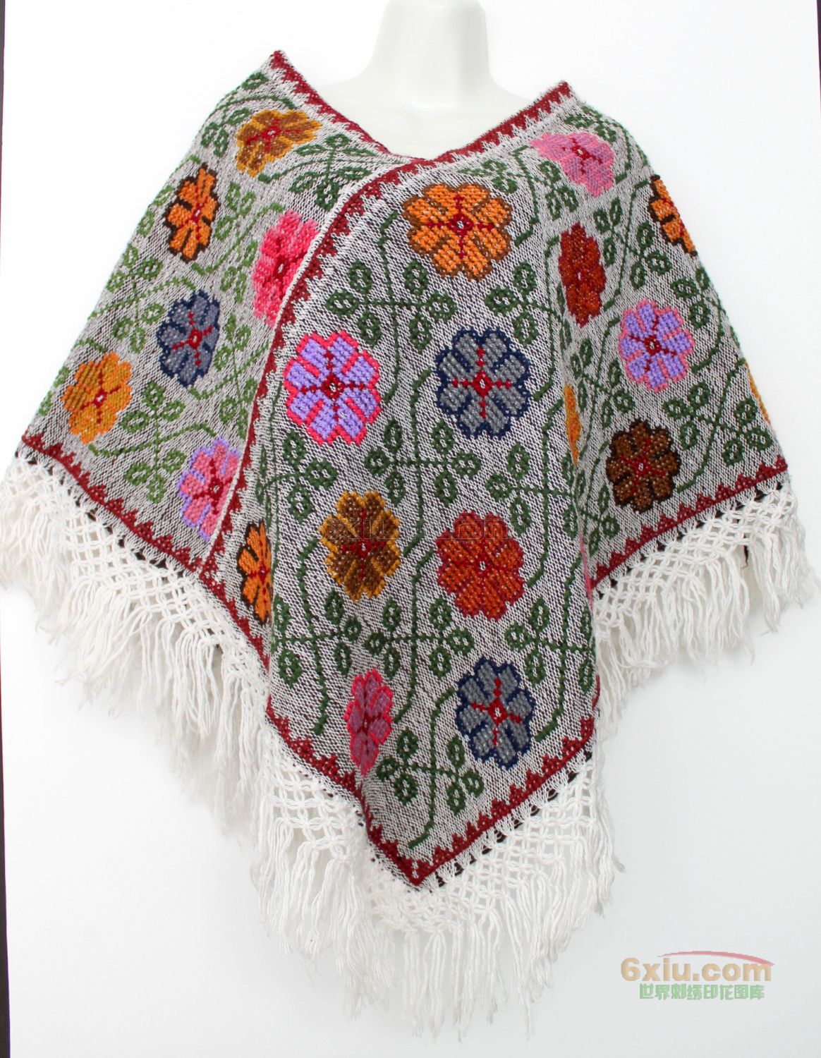 十字绣 披巾